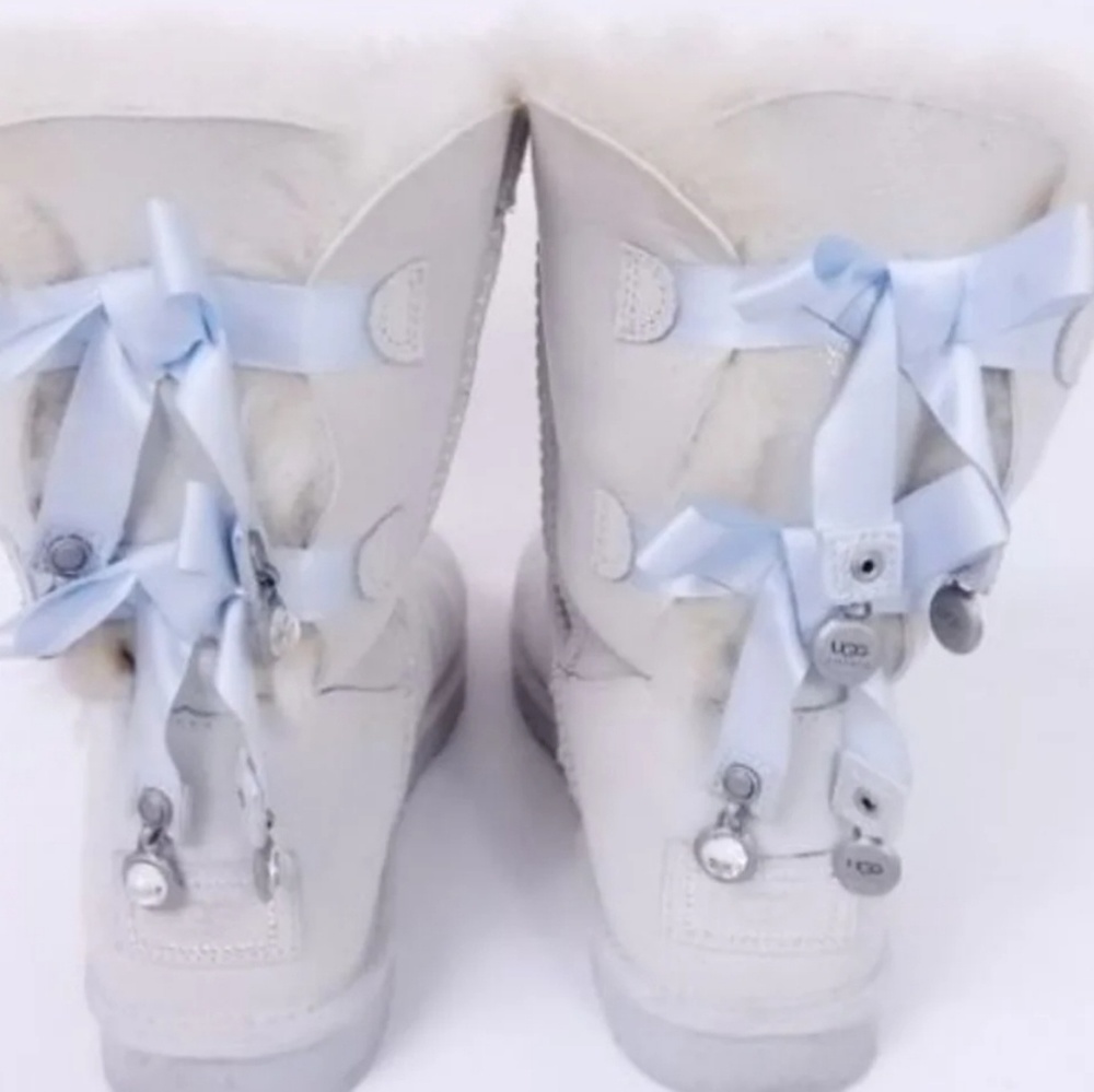 Ugg metallic winter bailey bow boots